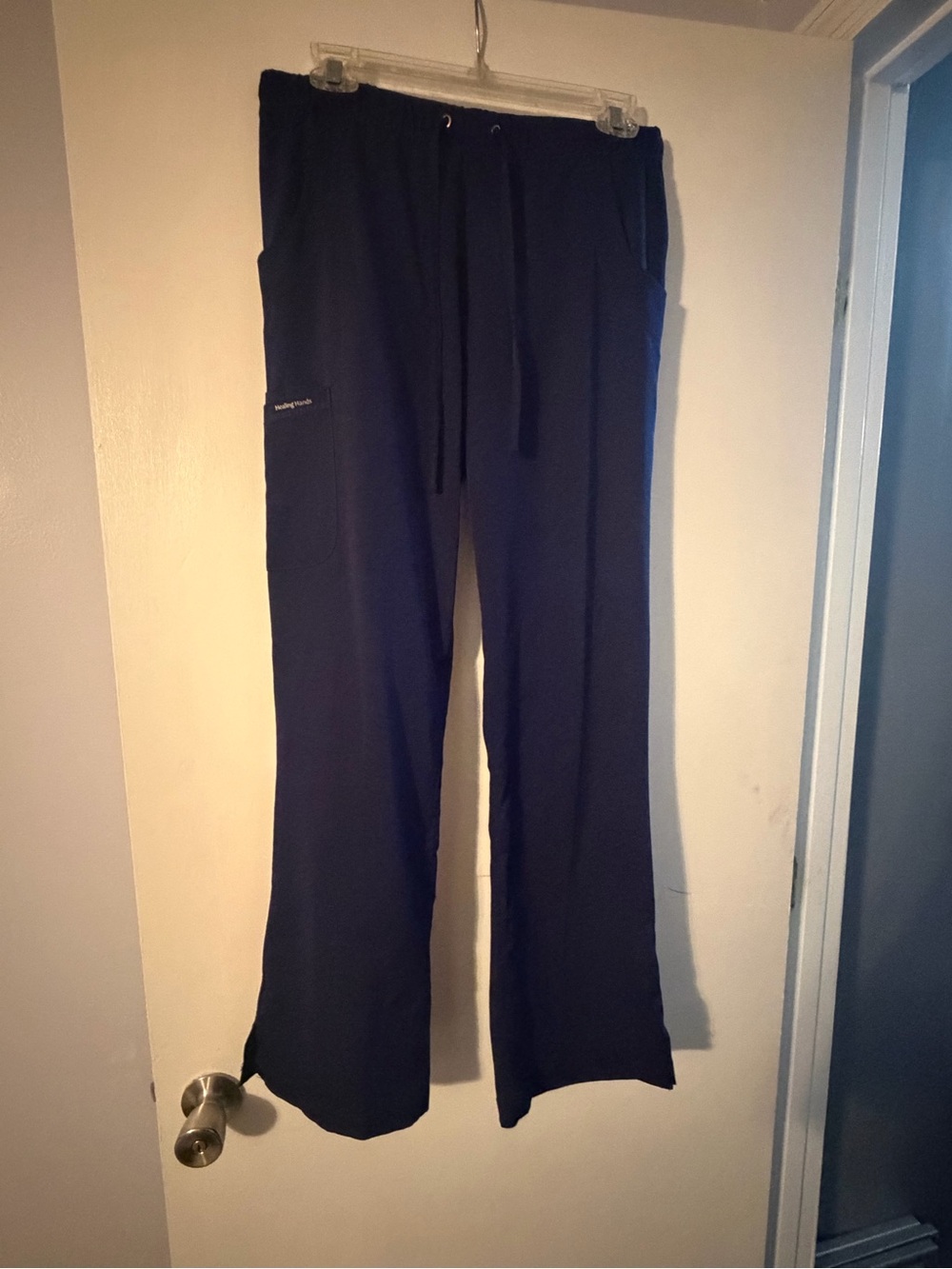 Women’s Navy Drawstring Scrub Pants